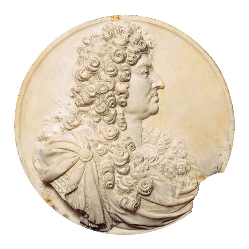 Médaillon de Louis XIV réalisé par Marc Arcis provenant des collections de l’Académie royale des Sciences et des Arts de Toulouse.