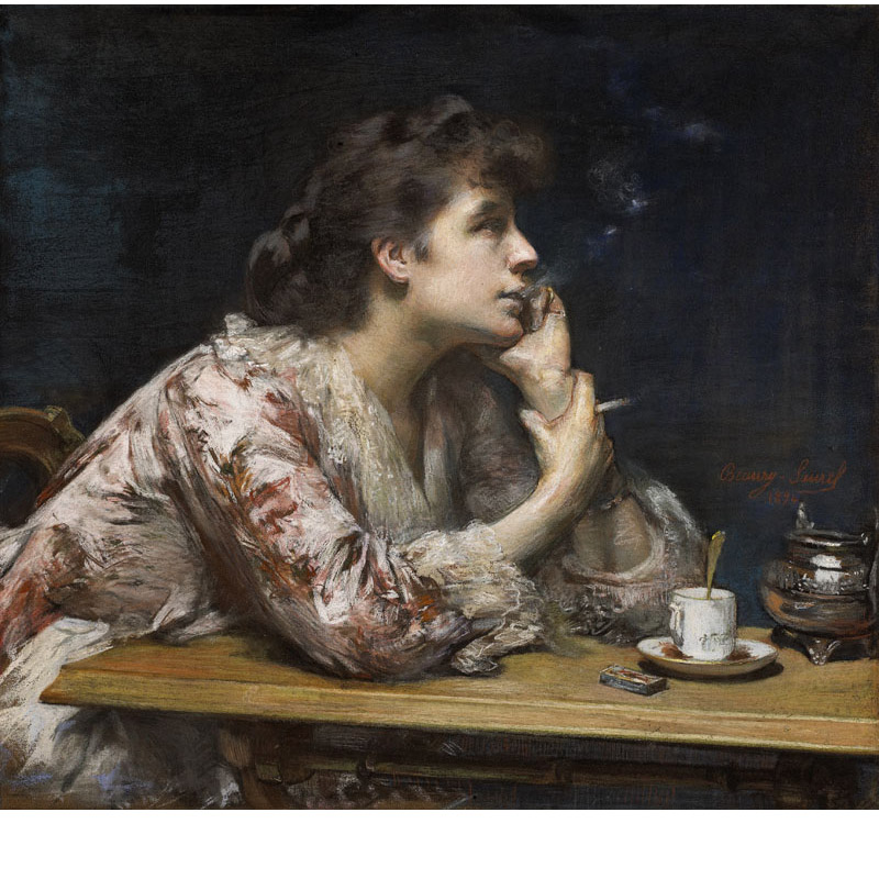 Tableau d' Amélie Beaury_Saurel, Dans le bleu