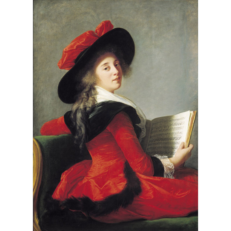 Peinture d'Élisabeth Vigée Le Brun, Portrait de la Baronne de Crussol