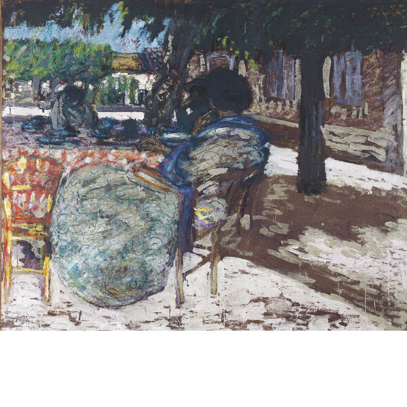 Peinture d'Edouard Vuillard, Les Tilleuls à Amfreville