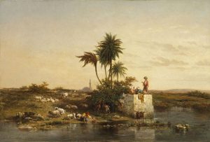 Charles-Émile TOURNEMINE, Souvenir d’Asie Mineure, huile sur toile, 1858